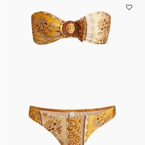Zimmermann $275 Lucky Bamboo Paisley Bikini